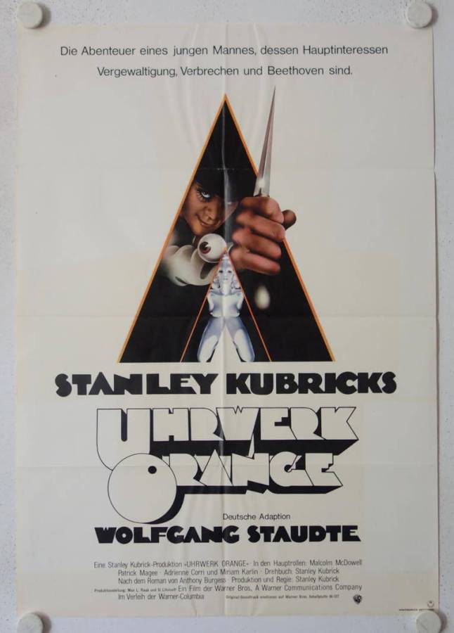 Uhrwerk Orange originales deutsches Filmplakat